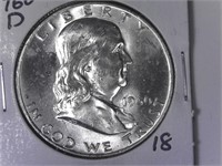1960-D Franklin Half Dollar