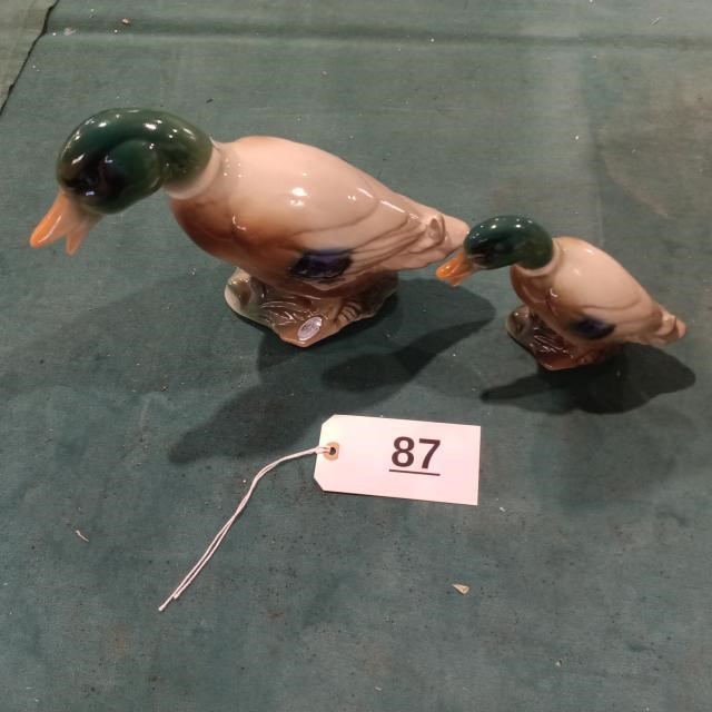 Vintage Royal copley Mallard ducks