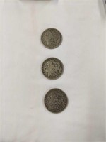 1882 S 1890 O 1896 O Silver Dollars