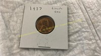 UNC 1937 Lincoln Penny