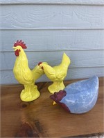 Vintage Ceramic chickens