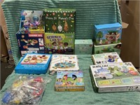 1 LOT ASSORTED TOYS INCLUDING FUN FISHING GAME,