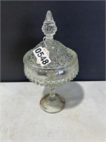 Diamond Point Candy Jar