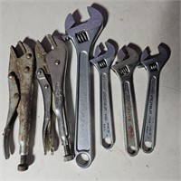 Adjustable wrenches & vice grips