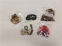 5 Bags of Costume Jewelry