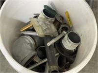 BUCKET WITH ASSORTED PARTS