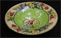 Maling lustre footed bowl
