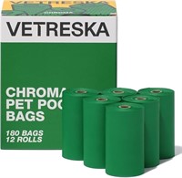 SM5275  VETRESKA Compostable Dog Poop Bags Extra