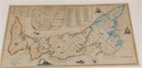 1775 Printed map of Island of St. John (PEI)