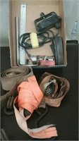 Box-Assorted Tie Downs Straps & Other Items