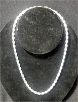 18" l Silver Tone Necklace