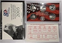 2005 Silver Proof Quarters