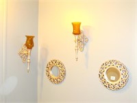 Decorative Set includes (3) Framed Mirrors and