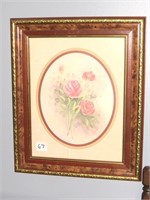 Framed Print by Wyona Newton - Measures Approx.