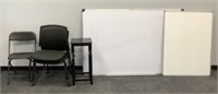 Chairs and Dry Erase Boards