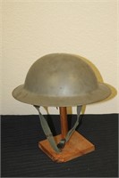 Military Steel Helmet With Chinstrap & Liner