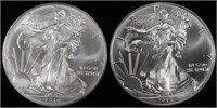 2014 & 2015 AMERICAN SILVER EAGLES