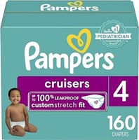 (N) Pampers Diapers Size 4, 160 Count - Cruisers D