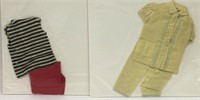 2 Hand Sewn Doll Outfits, Pak
