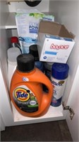 Assorted laundry supplies