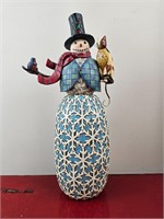 Heartwood Creek 16" Tall Snowman w/cat