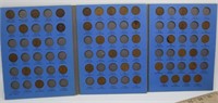 39 Lincoln wheat cents in book