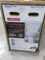 Delta White Round Front Toilet