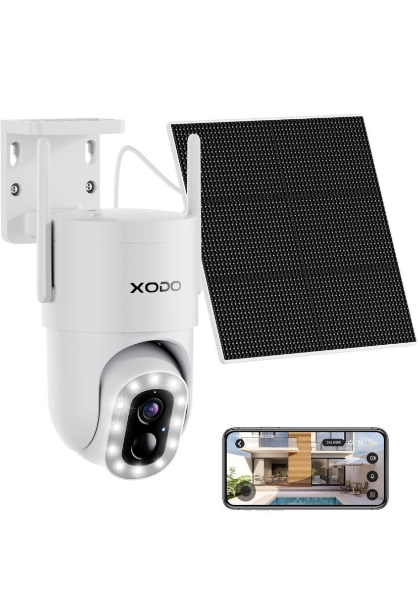$100 xodo outdoor solar security camera
