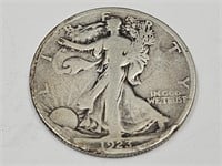Silver Walking Liberty Half Dollar 1923 S Coin
