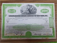 Consolidated Edison stock certificate