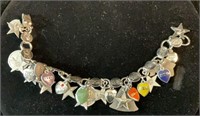 Sara Coventry Silver Charm Bracelet