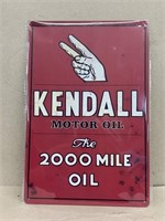 Kendall motor oil advertising sign newer