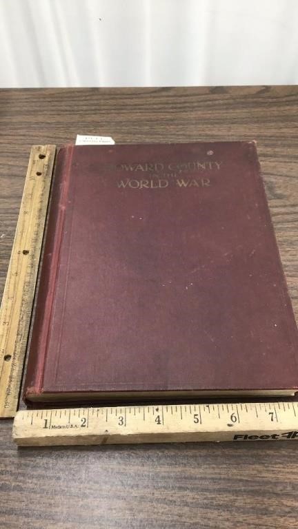 1920 Howard County In The World War book