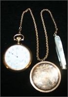 Elgin Pocket Watch - Father Time 21 Jewel Double