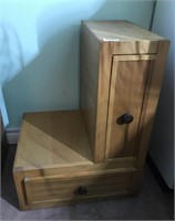 Wood Cabinet and Drawer 27" Tall X 21" Wide