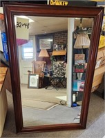 Large 32 x 48 Wooden Framed Mirror