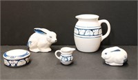 Collection of Pottery Shed Dedham Pottery