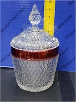 Vintage Cut Glass Ice Bucket