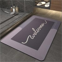 BATH MAT RUG QUICK DRY WATER ABSORBENT 19.7IN X