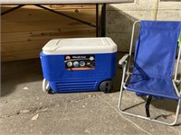 Igloo 38 quart cooler & child's folding chair