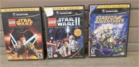 3 Game Cube Games - Star Wars & Star Fox