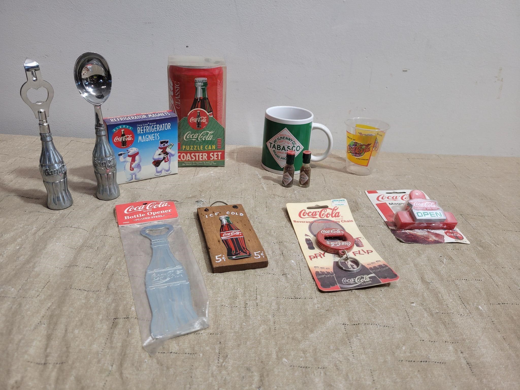 Coca-Cola Openers, Coasters, Magnets