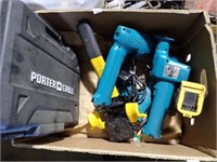 BOX OF ASSTD POWER TOOLS