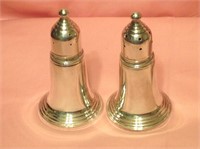 Sterling Silver Weighted Salt And Pepper Shakers