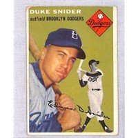 1954 Topps Duke Snider Crease Free