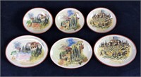 Williams Sonoma Ceramic Mini Plates Lot Of Six