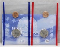 1999 P&D SBA UNC Coin Set.