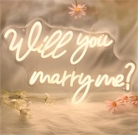 $60 Will You Marry Me Neon Sign