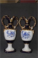Pair of  Large Royal Dux Porcelain Vases,