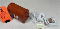 Allis Chalmers Mailbox and Playing Cards
